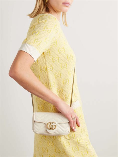 gucci marmont super mini wear and tear